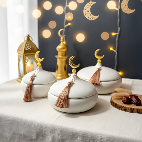 Metal Serving Set - 3 Pcs